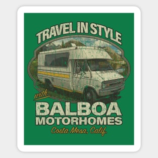 Balboa Motorhomes 1968 Sticker